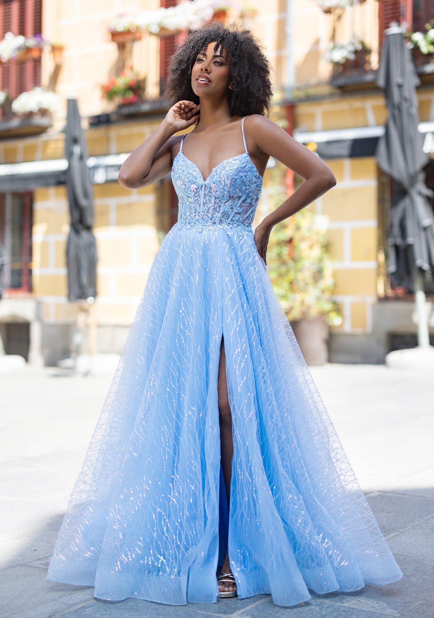 Christian Koehlert 1116 Glitter Aqua Blue