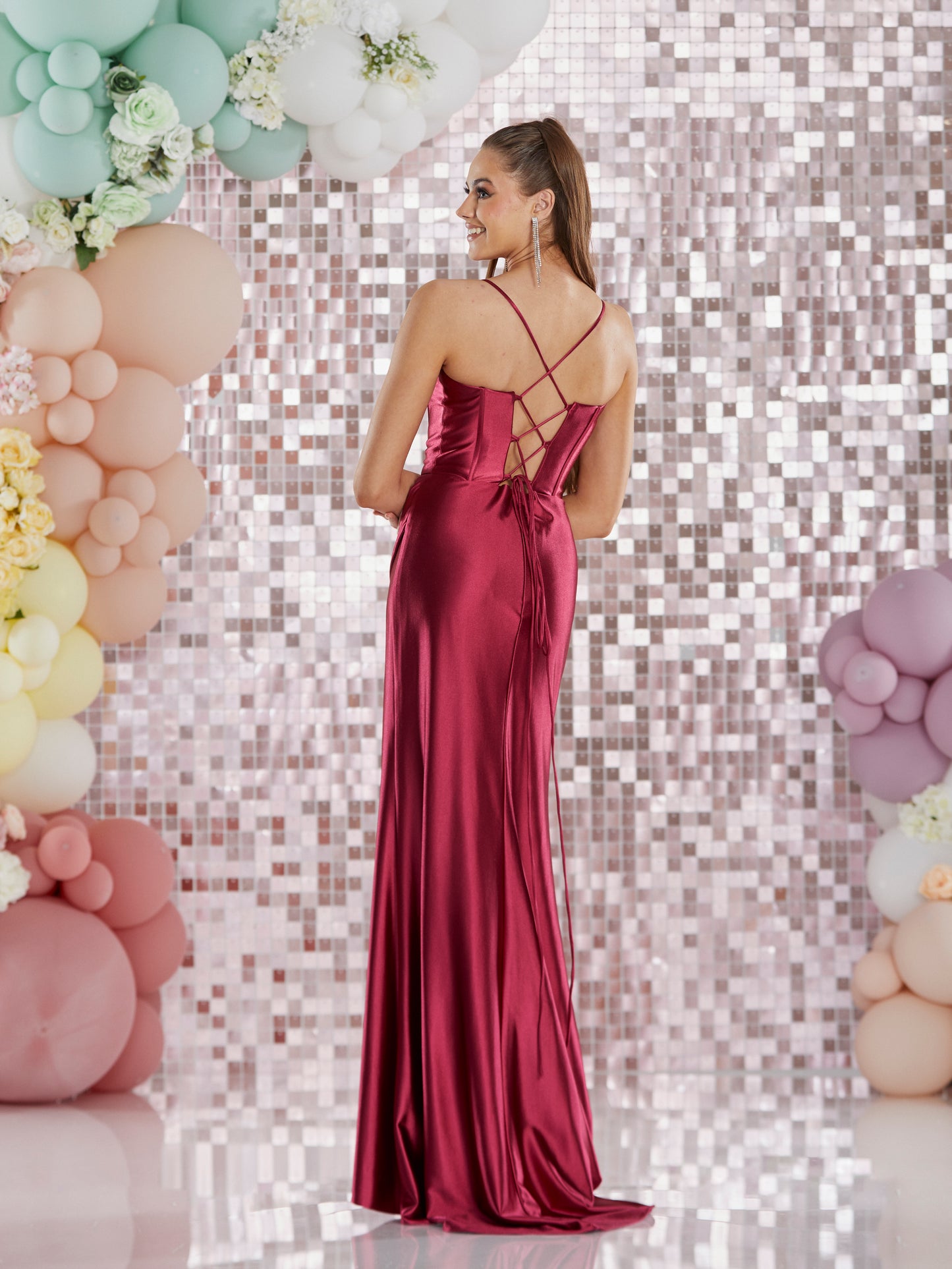Tiffany's Prom Afia Magenta