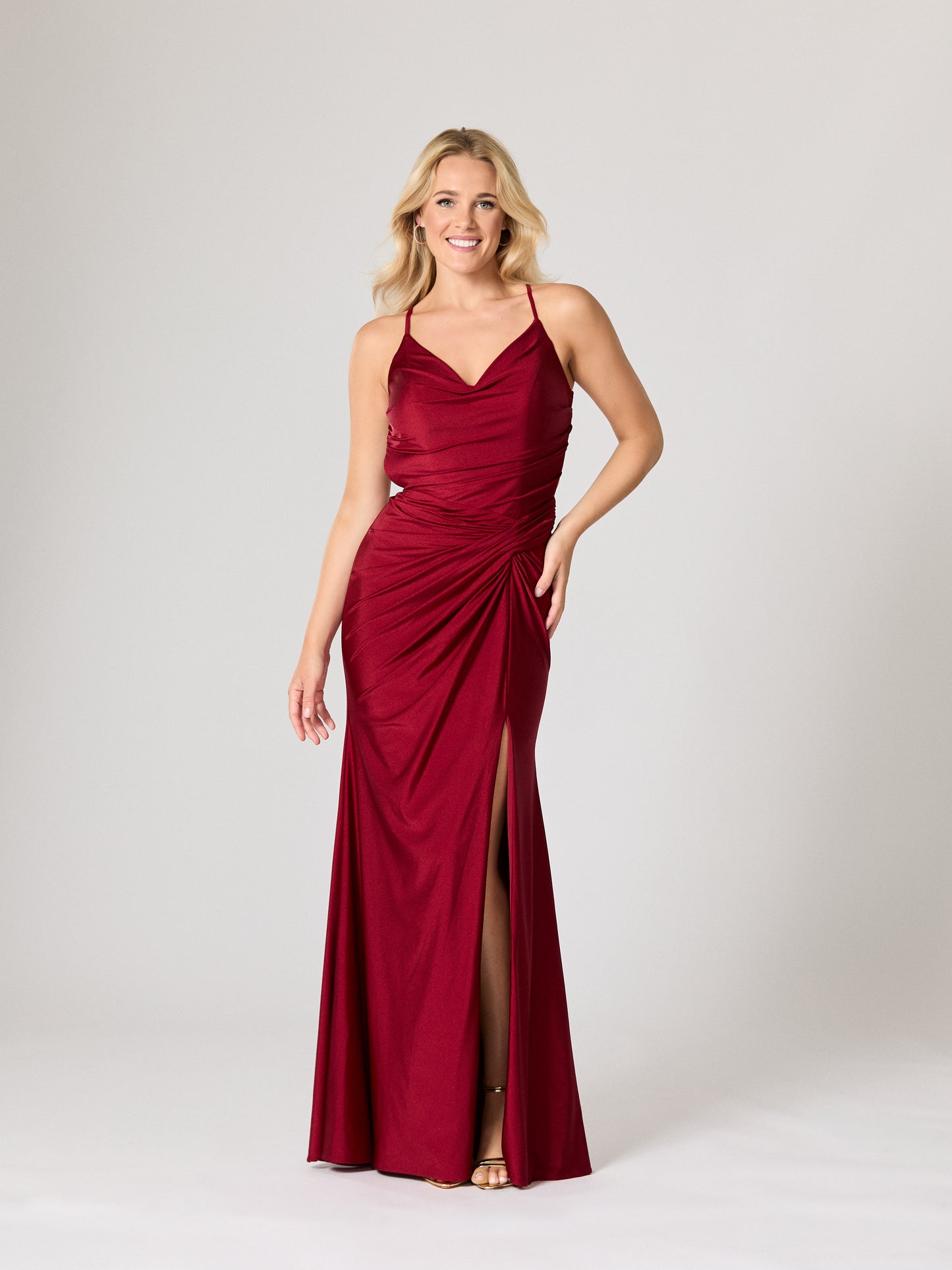 Tiffany's Prom Ophelia Dark Red