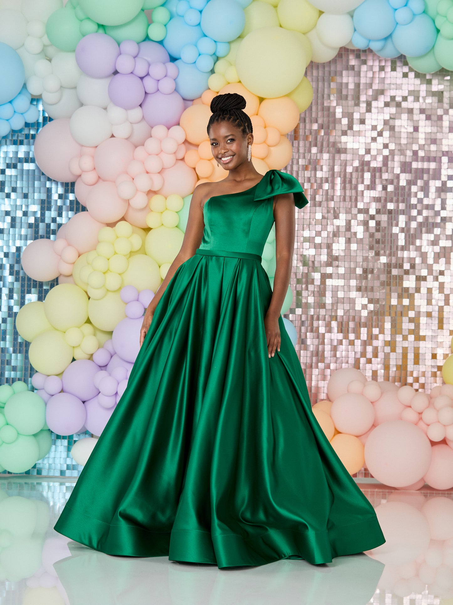 Tiffany's Prom Precious Dark Green