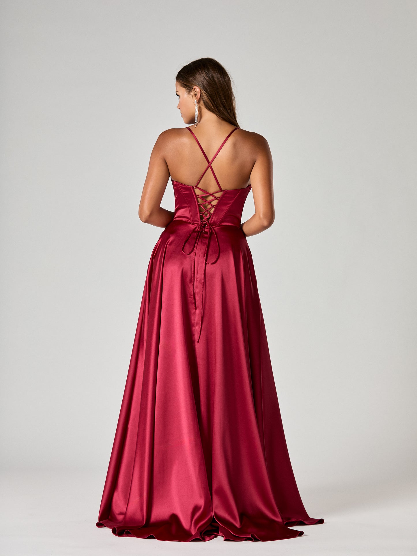 Tiffany's Prom Rayne Burgundy