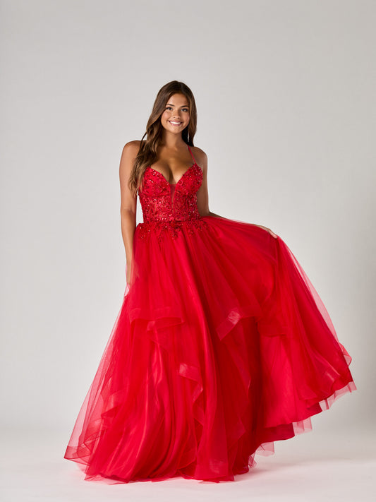 Tiffany's Prom Trinity Red