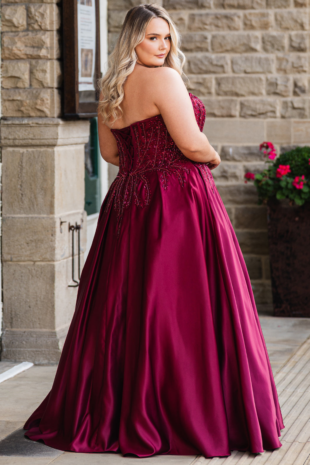 Sydney's Closet UK2603 Burgundy