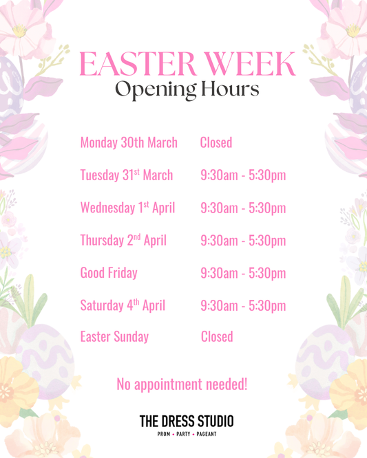 Our Easter Opening Hours! 🐣