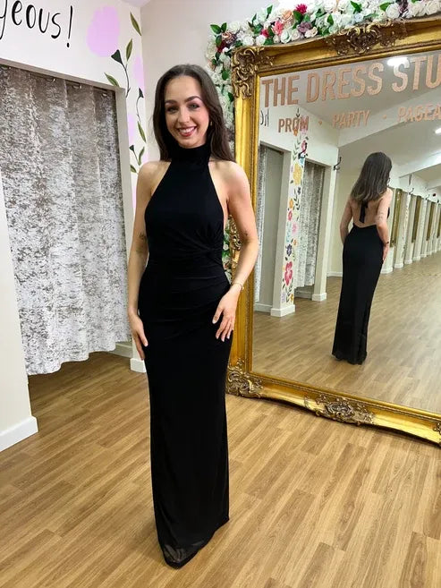 Women Wearing Black tie Dress