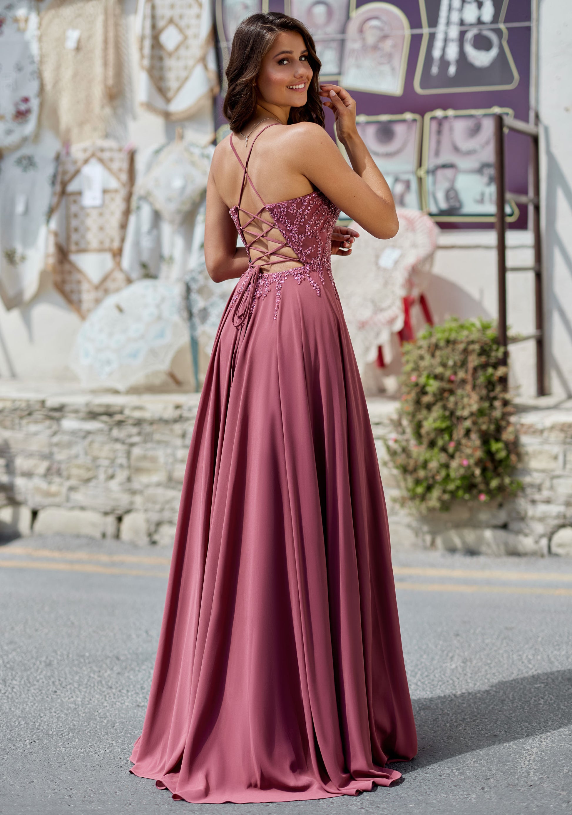 Christian Koehlert 0841 Marsala Red – The Dress Studio