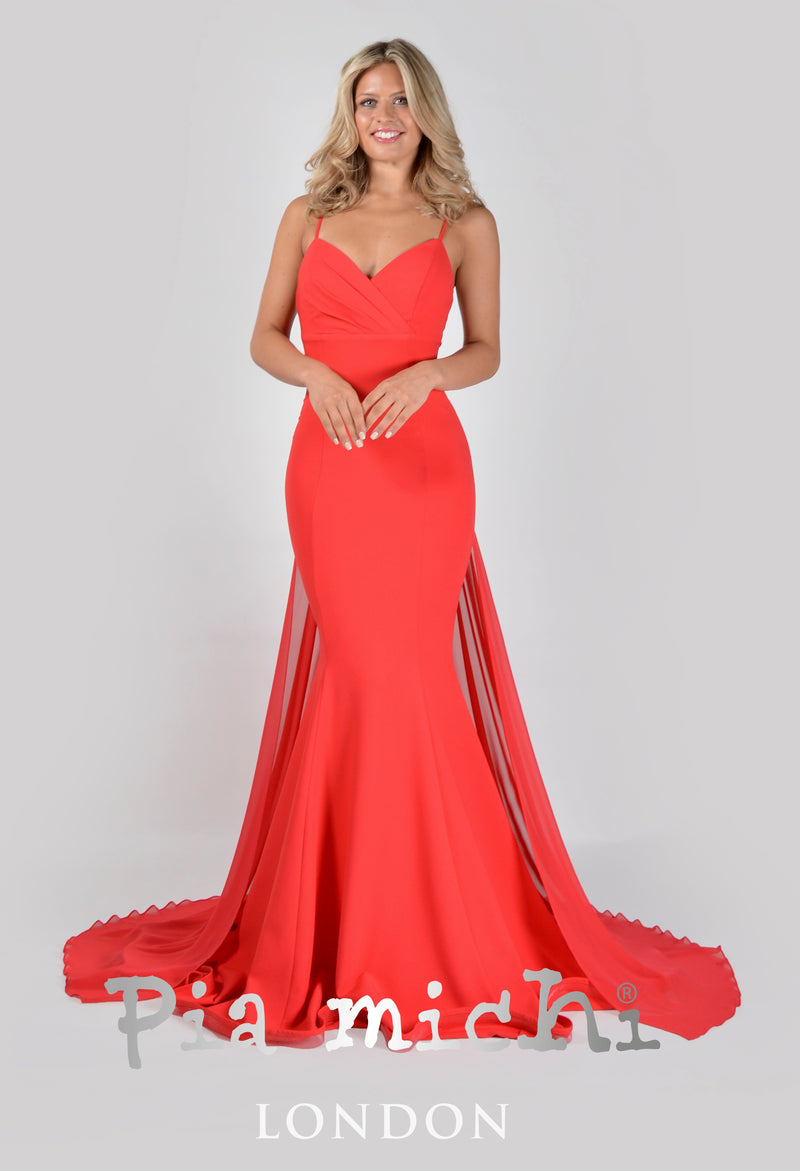 pia michi red bow dress pia bow midi dress BIANCA BOW CRYSTAL MIDI DRESS XXS / As Shown