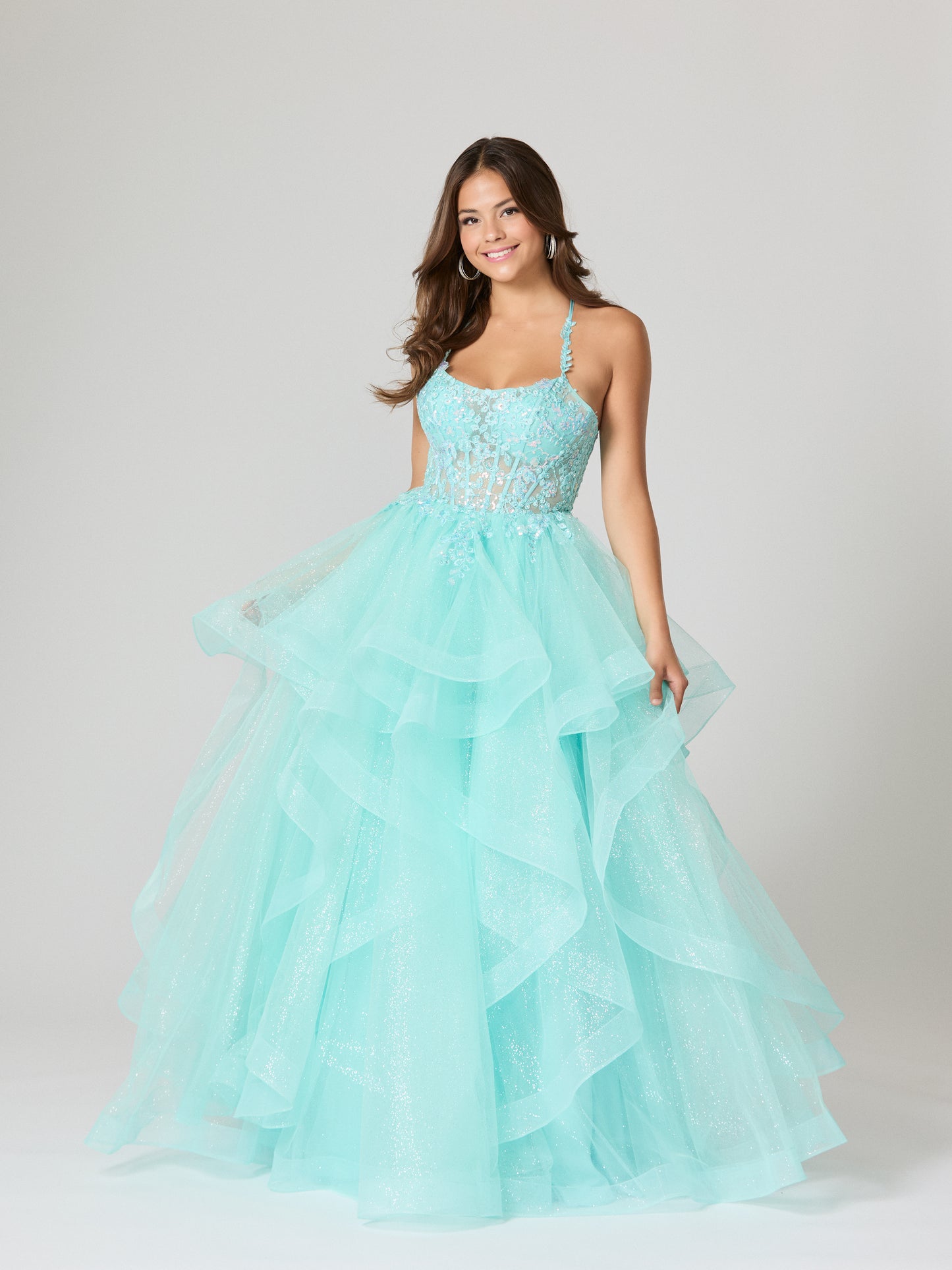 Tiffany's Prom Abby Aqua