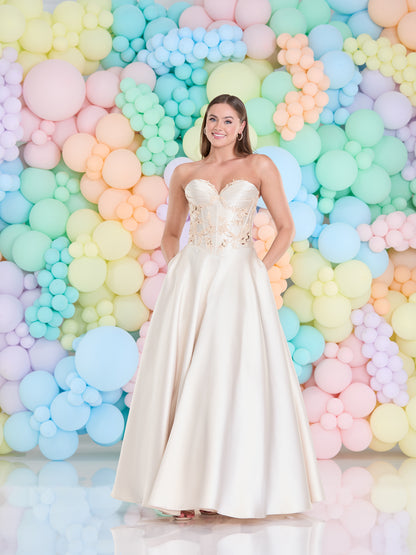 Tiffany's Prom Becki Champagne
