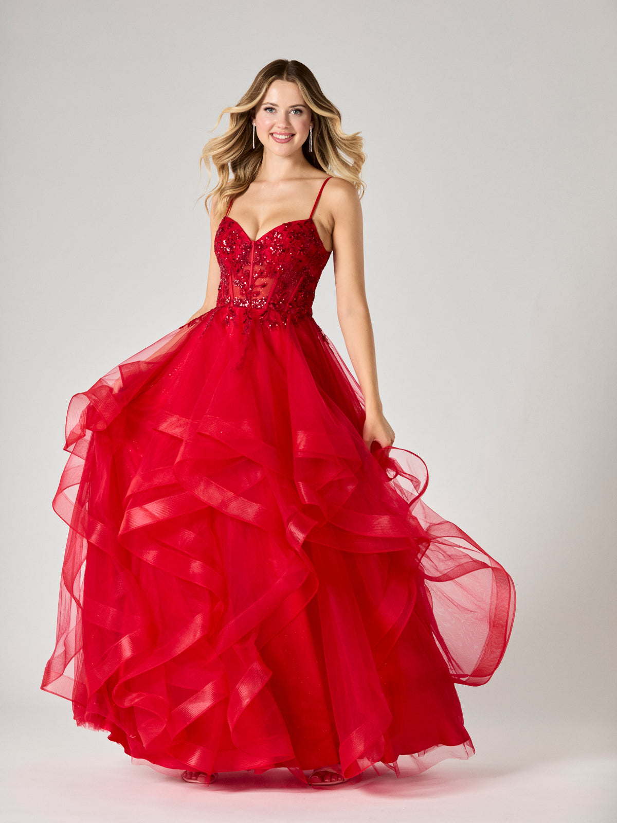 Tiffany's Prom Beth Red