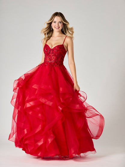 Tiffany's Prom Beth Red