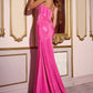 Jovani D5055 Hot Pink