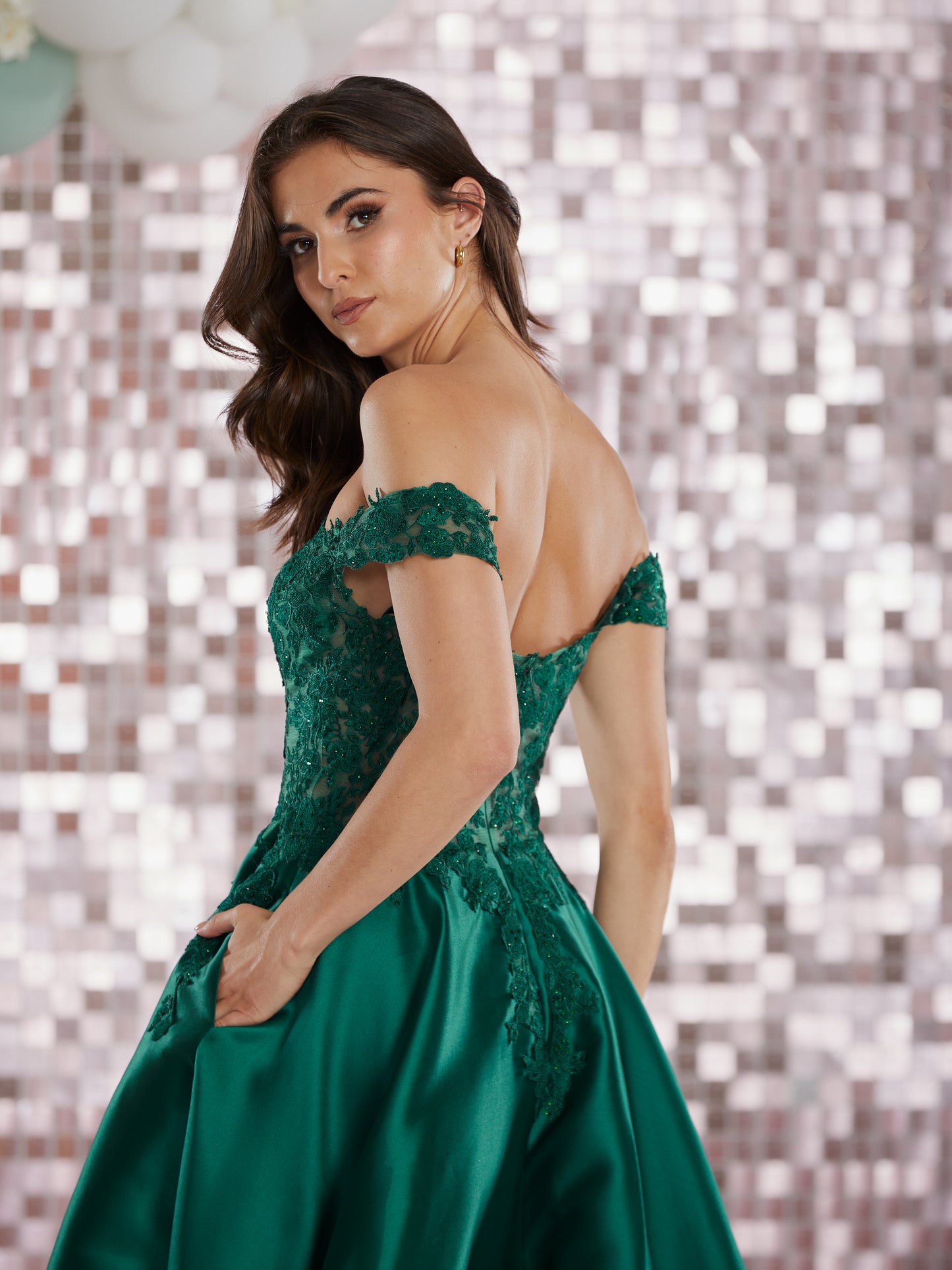 Tiffany's Prom Dove Dark Green