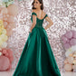 Tiffany's Prom Dove Dark Green