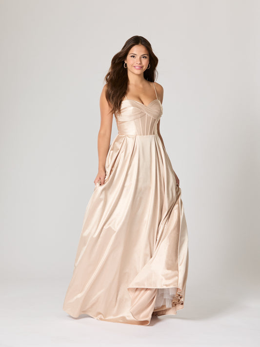 Tiffany's Prom Ellis Champagne