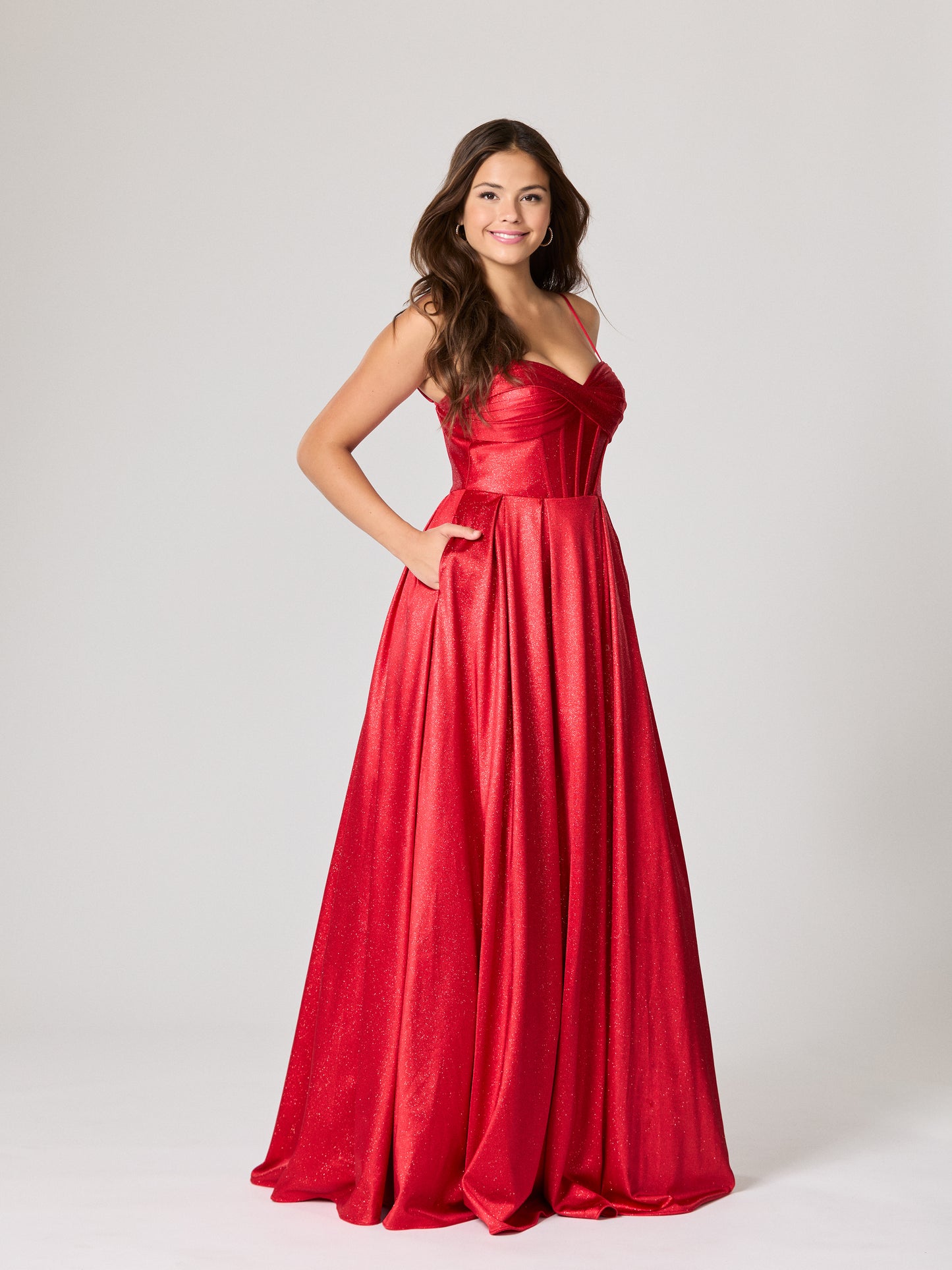 Tiffany's Prom Ellis Dark Red