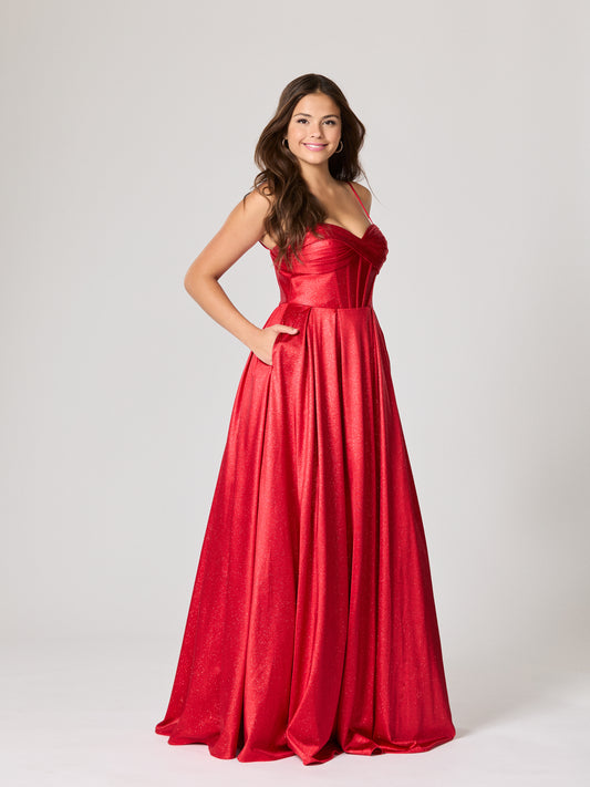Tiffany's Prom Ellis Dark Red