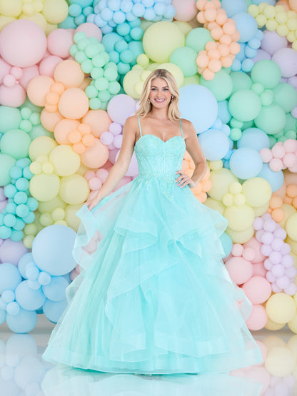 Tiffany's Prom Evangelina Aqua