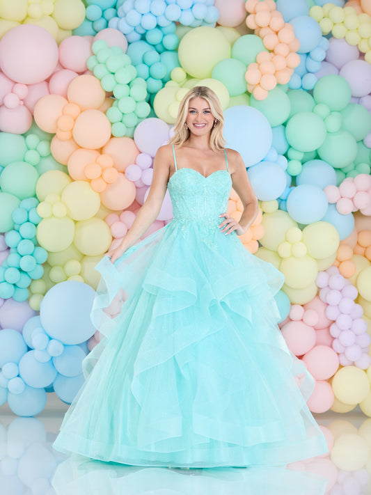 Tiffany's Prom Evangelina Aqua