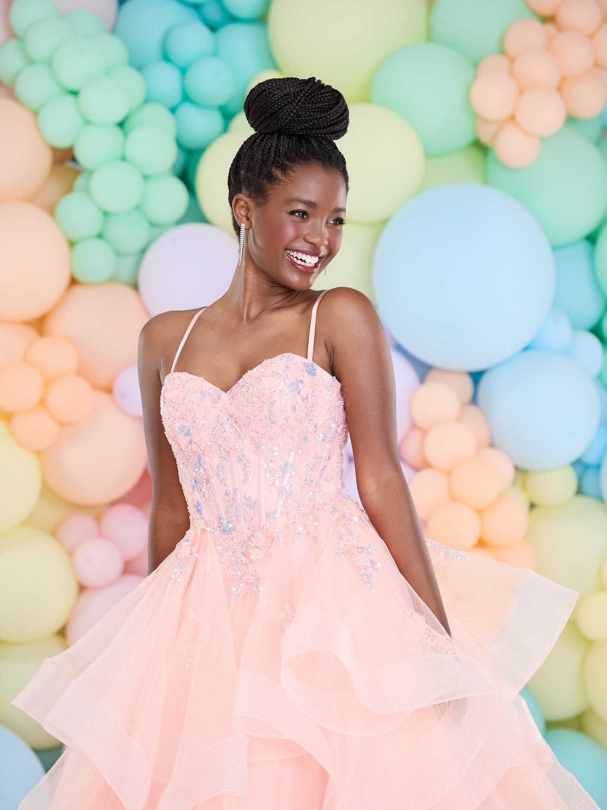 Tiffany's Prom Evangelina Irid Coral