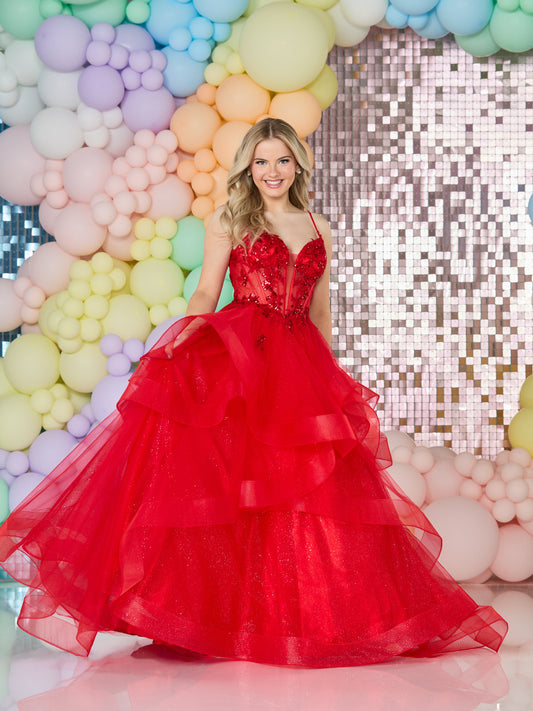 Tiffany's Prom Justina Red