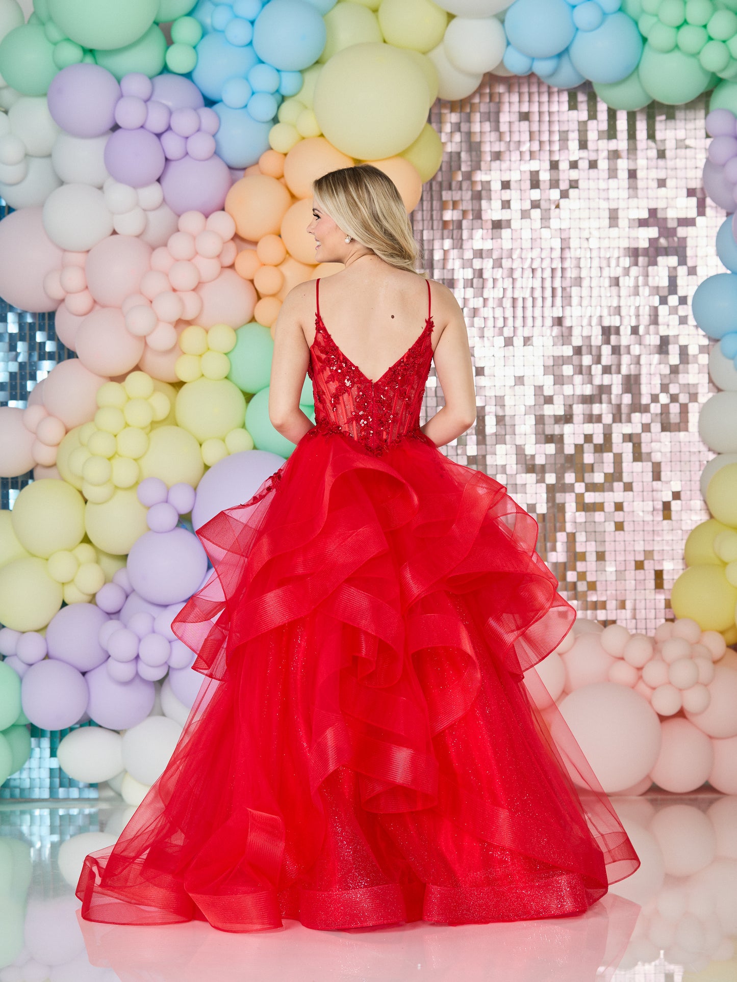 Tiffany's Prom Justina Red