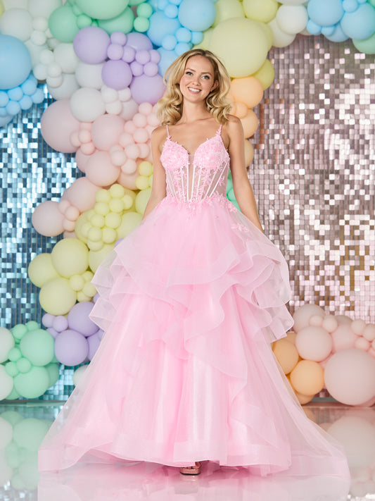 Tiffany's Prom Justina Pink