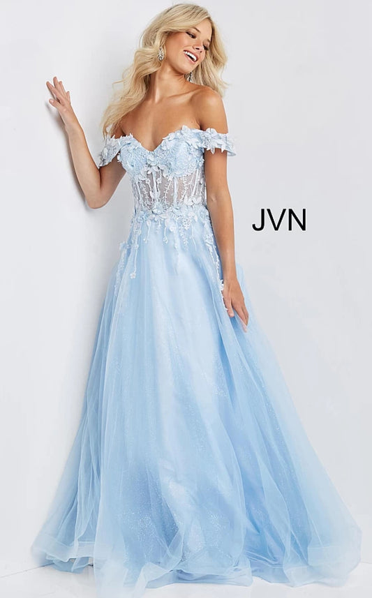 Jovani JVN08295 Light blue