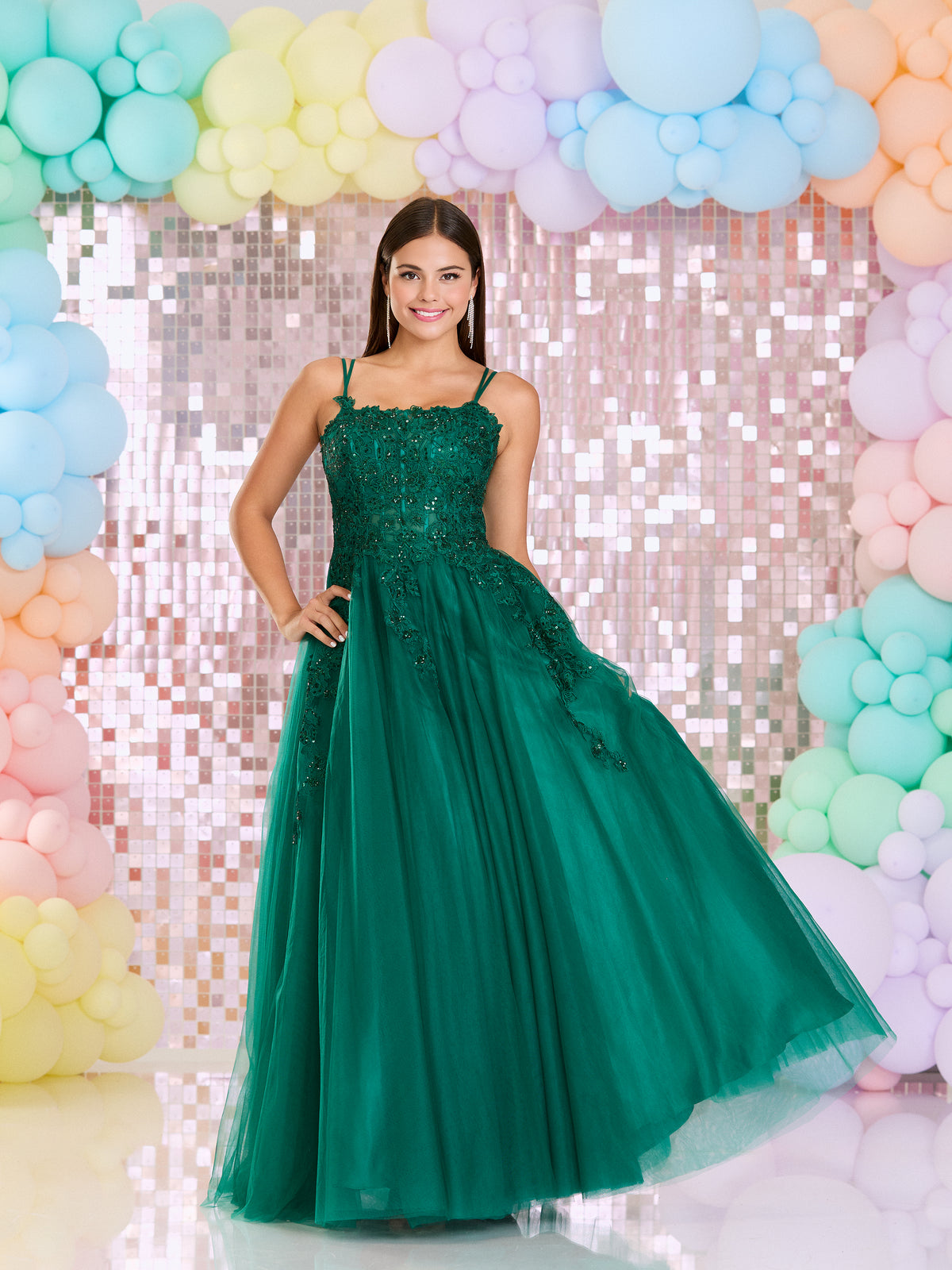 Tiffany's Prom Luisa Dark Green