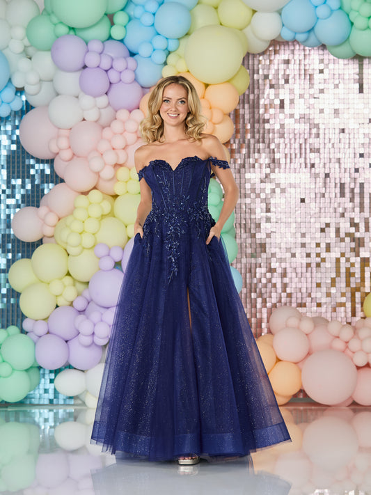Tiffany's Prom Martine Navy