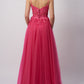 Back view of Mascara MC11348 Hot Pink