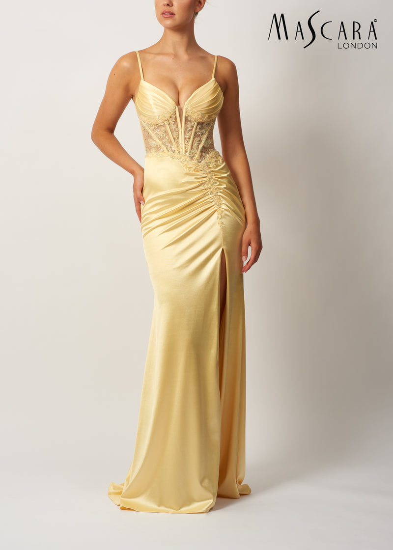 mascara london gold dress MC162171