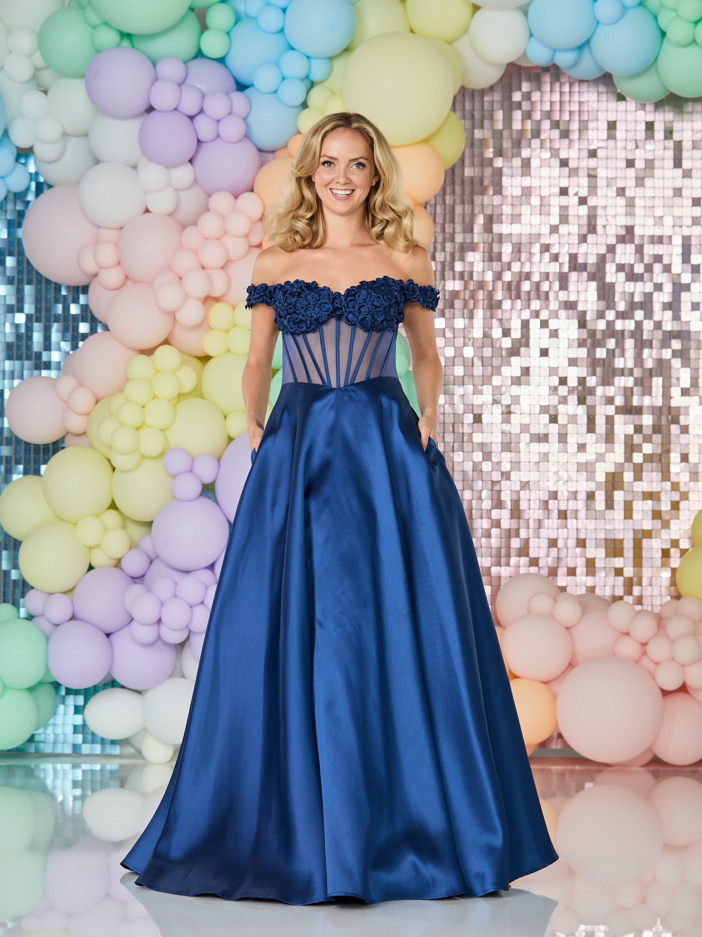 Tiffany's Prom Noelle Navy