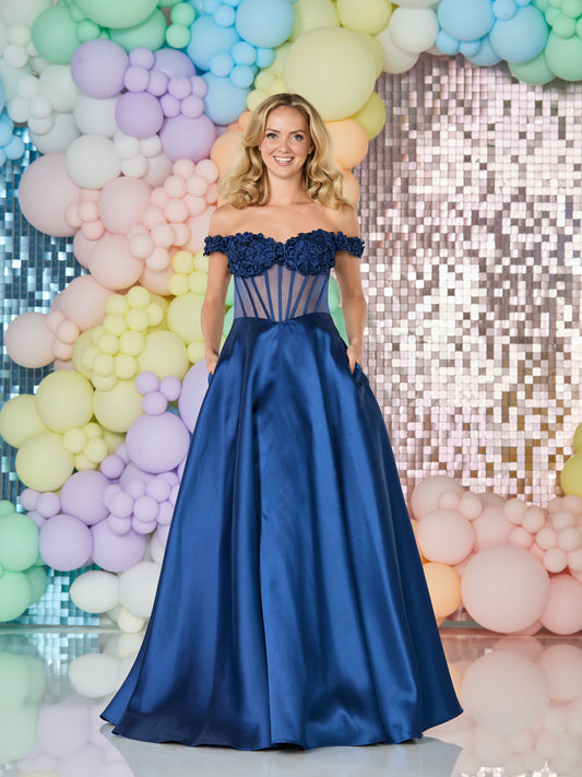 Tiffany's Prom Noelle Navy
