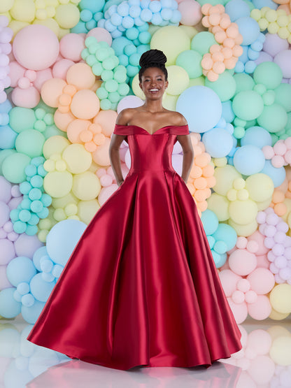 Tiffany's Prom Nya Dark Red
