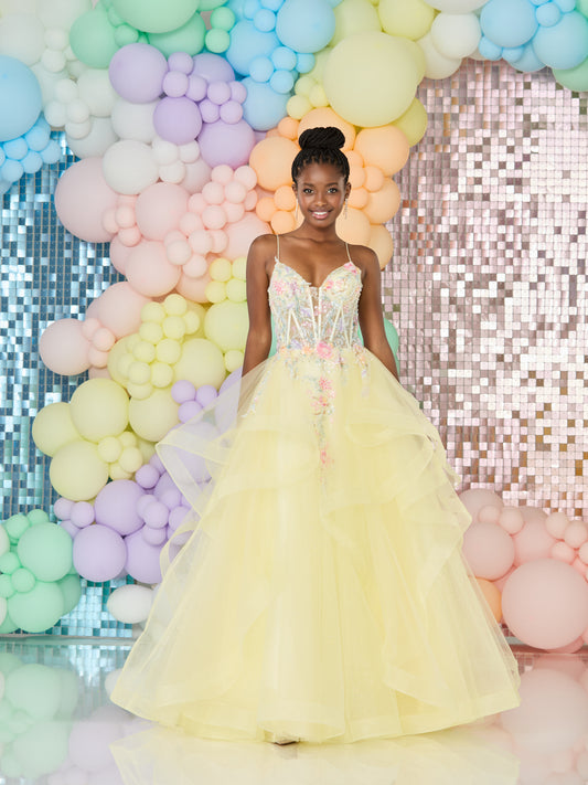 Tiffany's Prom Quinella Yellow