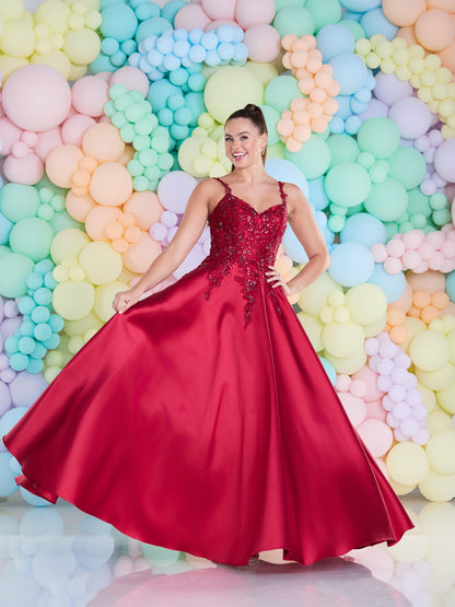Tiffany's Prom Rae Dark Red