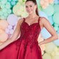 Tiffany's Prom Rae Dark Red