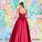 Tiffany's Prom Rae Dark Red