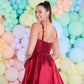 Tiffany's Prom Rae Dark Red