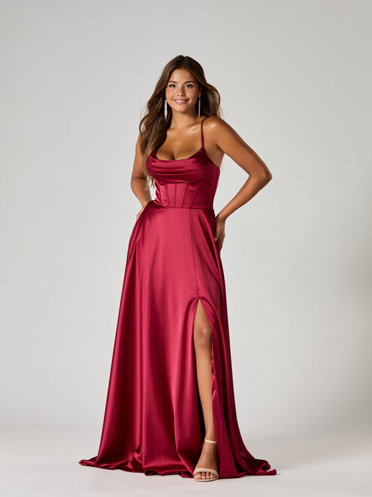 Tiffany's Prom Rayne Burgundy