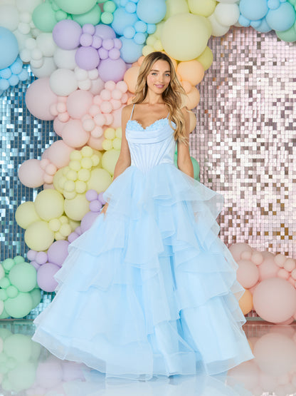 Tiffany's Prom Shaneice Light Blue