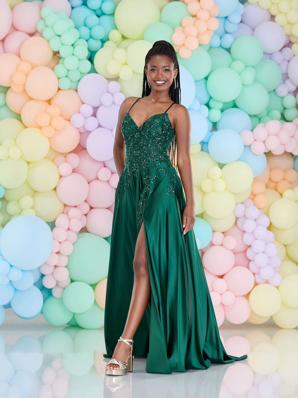 Tiffany's Prom Taiya Dark Green