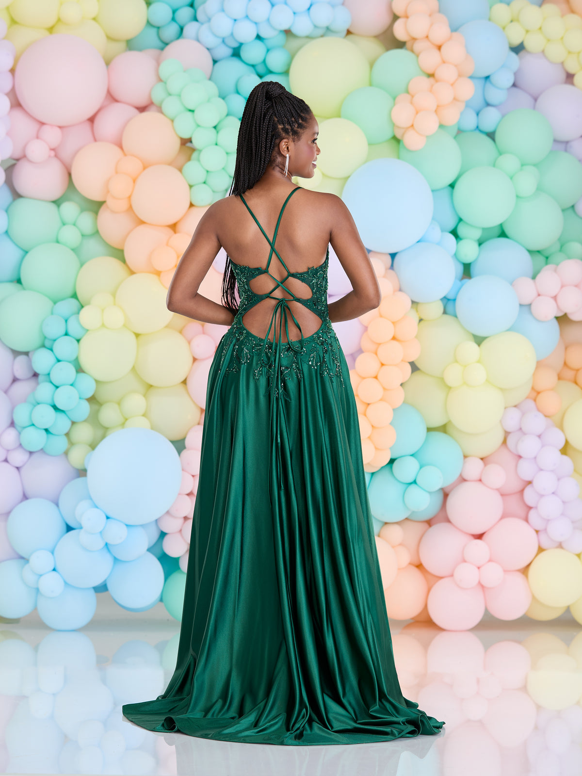 Tiffany's Prom Taiya Dark Green