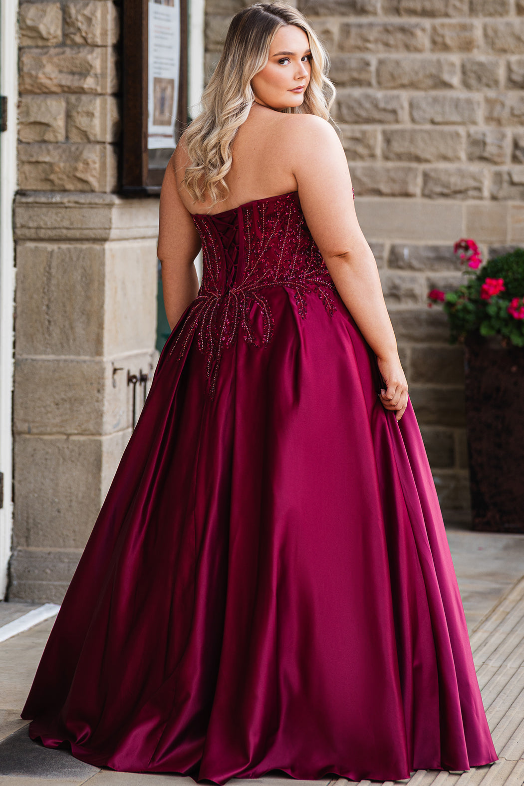 Sydney's Closet UK2603 Burgundy