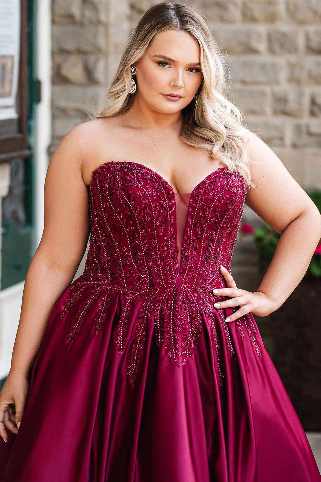 Sydney's Closet UK2603 Burgundy