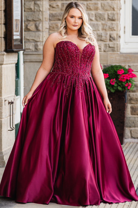 Sydney's Closet UK2603 Burgundy