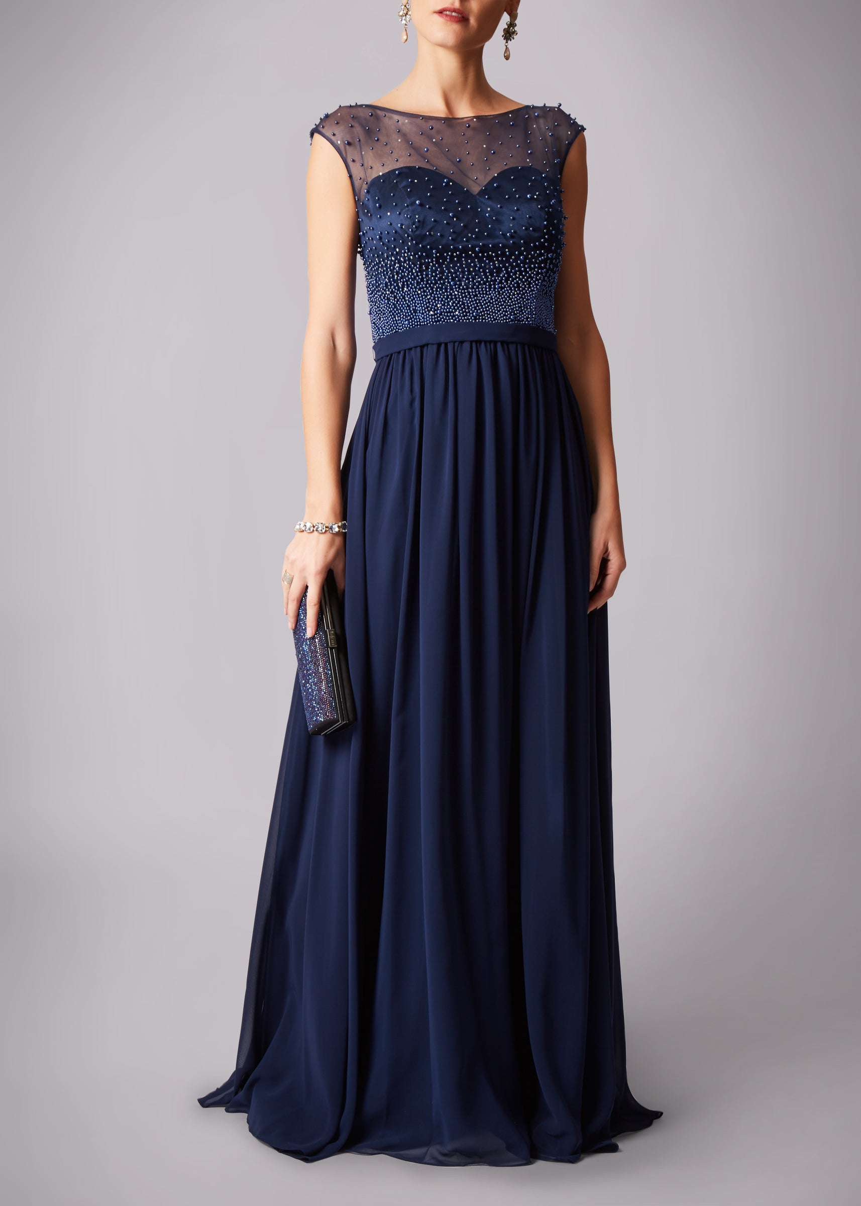 Mascara MC181162 NAVY The Dress Studio